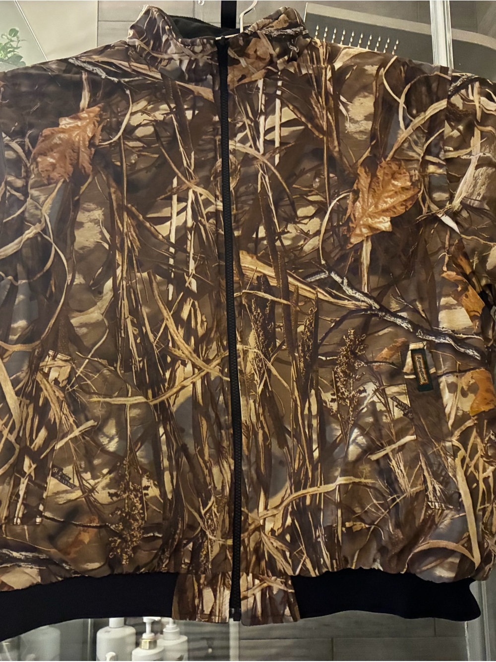 Remington Brown & Tan Realtree-Style Camo Zip Jacket
